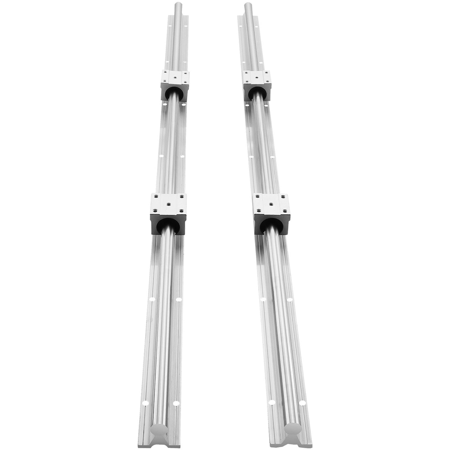 Linear Guide Rail Set, SBR20 800mm, 2 PCS 31.5 in/800 mm SBR20 Guide Rails and 4 PCS SBR20UU Slide Blocks, Linear Rails and Bearings Kit for Automated Machines DIY Project CNC Router Machines - Image 9