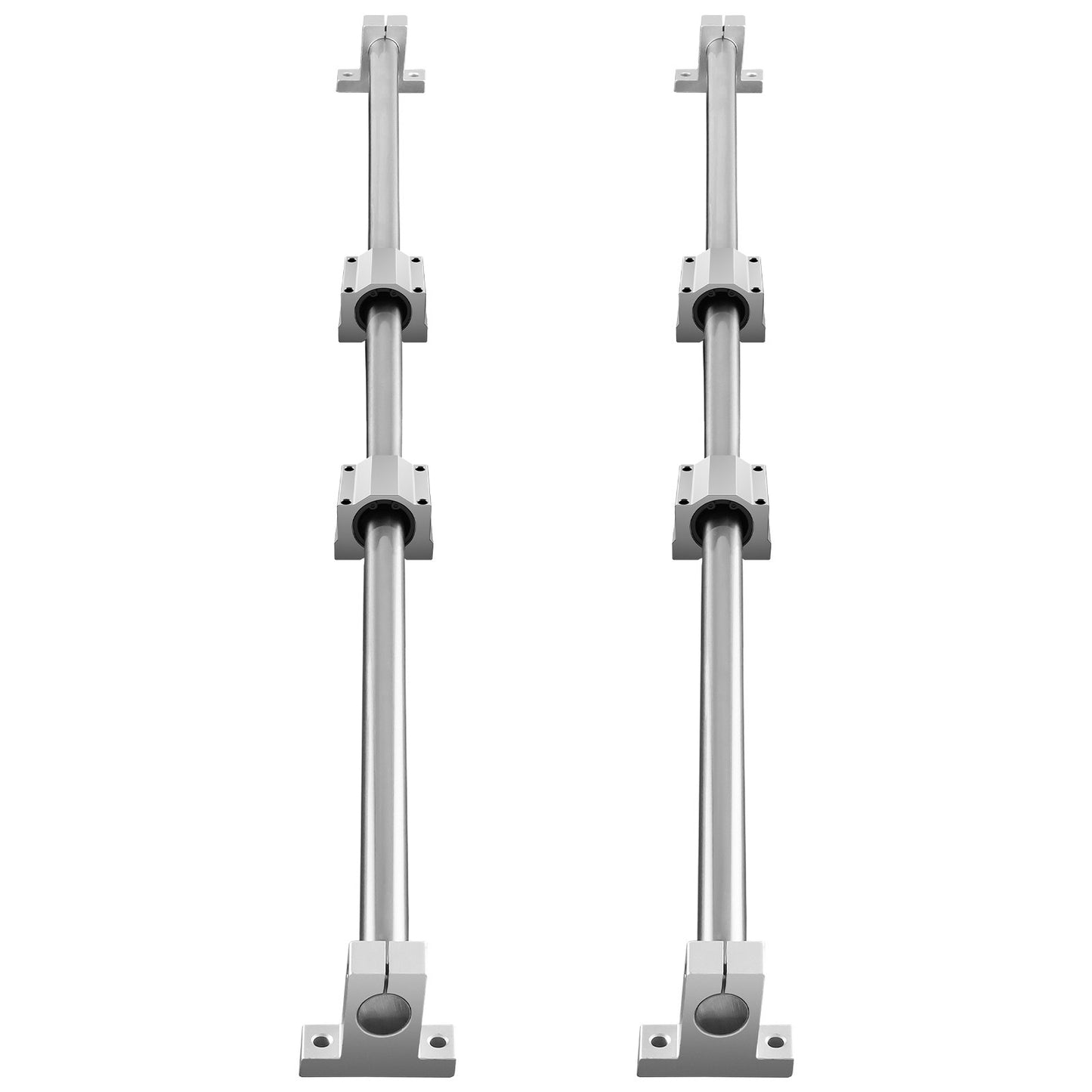 Linear Guide Rail Set, SFC20 1200mm, 2 PCS 47.2 in/1200 mm SFC20 Guide Rails 4 PCS SC20 Slide Blocks 4 PCS Rail Supports, Linear Rails and Bearings Kit for Automated Machines CNC DIY Project - Image 9
