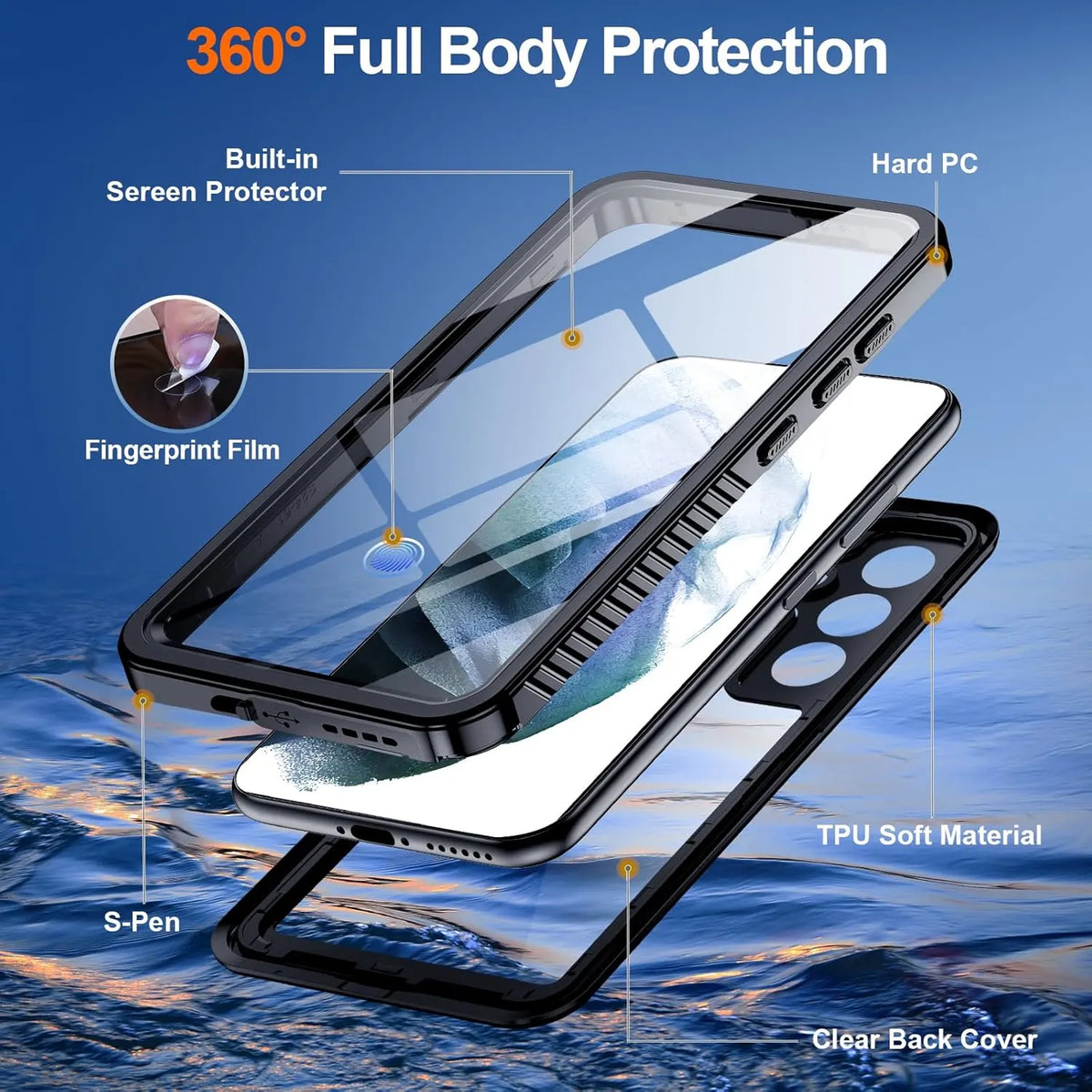 Samsung Galaxy S21 Waterproof Case - Image 5