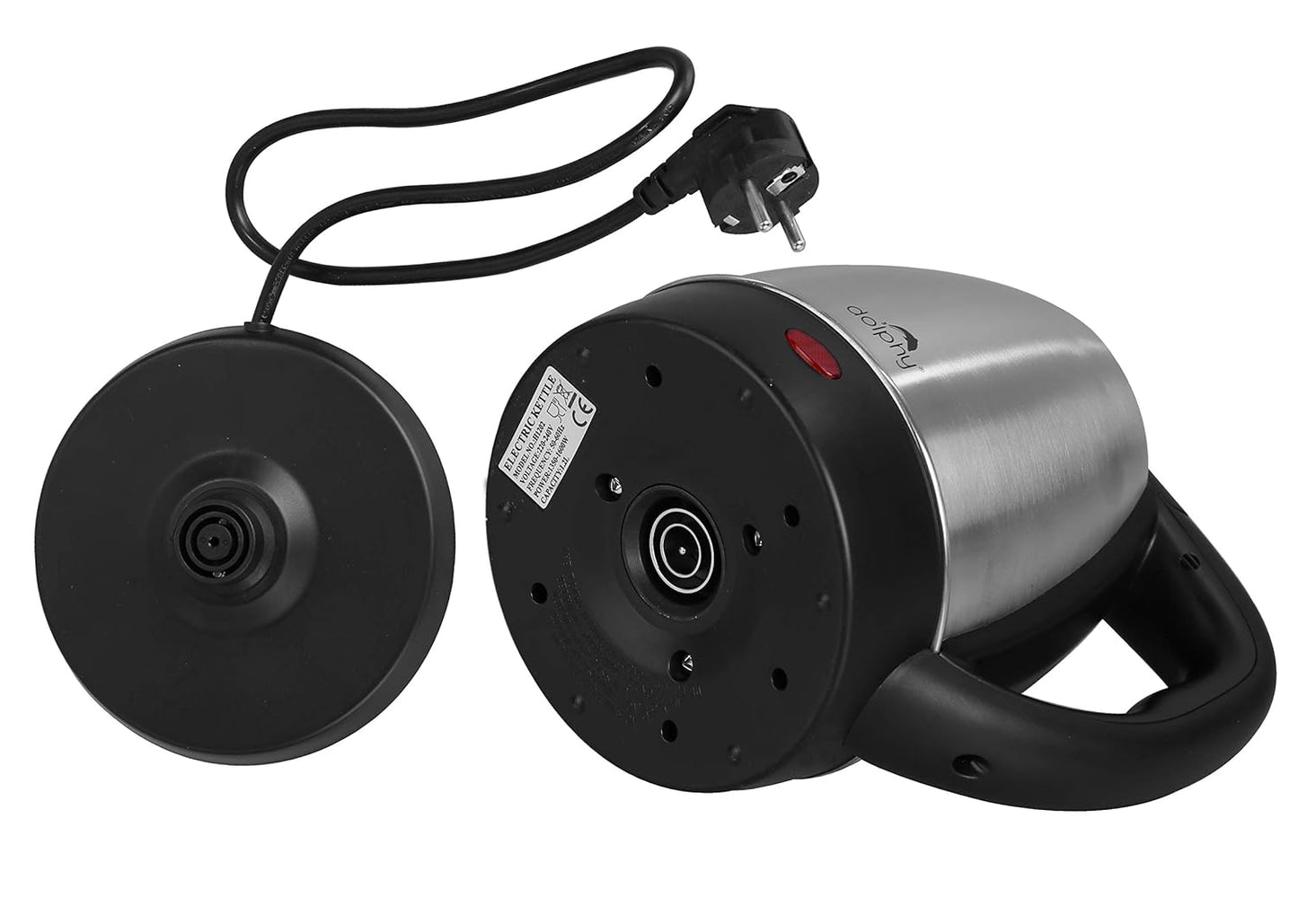 1.2L Stainless Steel Electric Kettle - Silver - Image 5