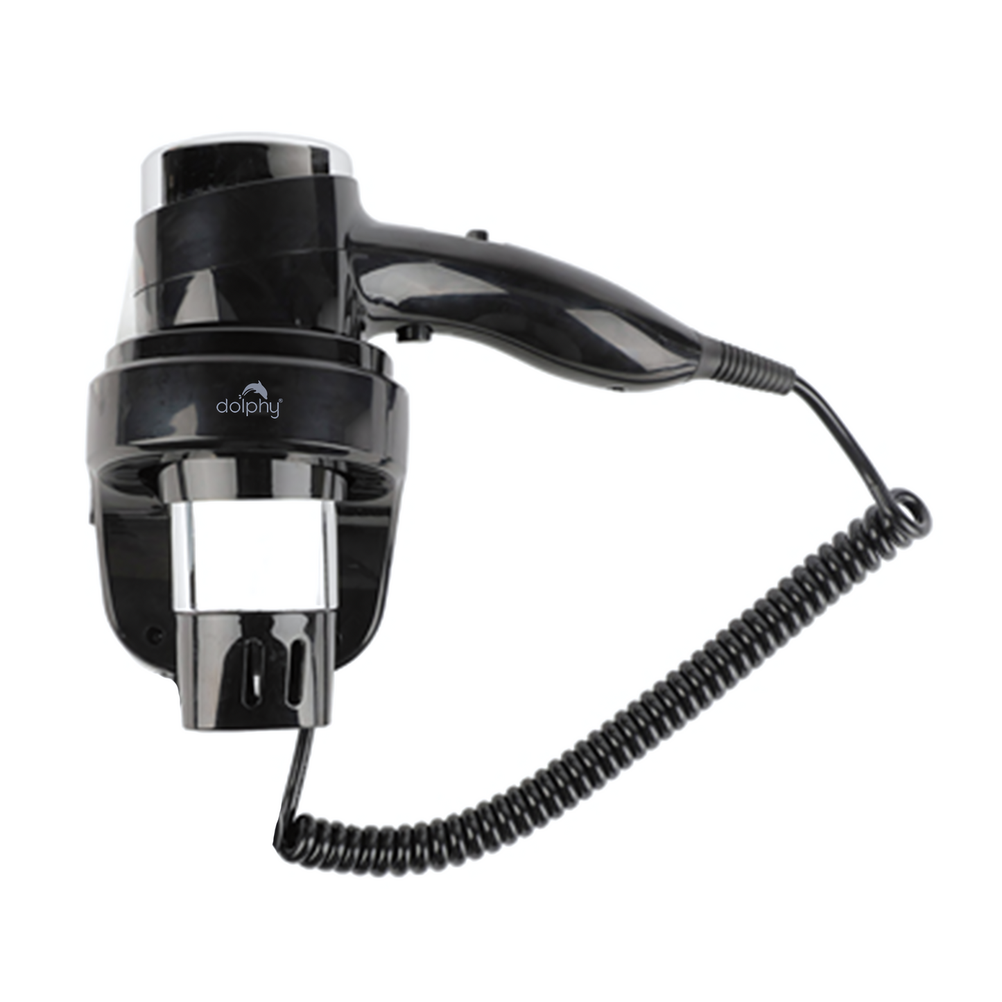 Wall-Mount Hair Dryer 1600-1875W - Black - Image 3