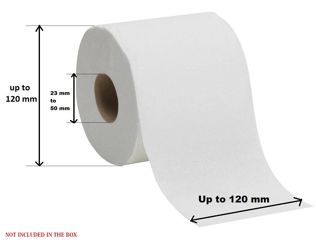 Stainless Steel Twin Toilet Roll Holder with Shelf - Image 2