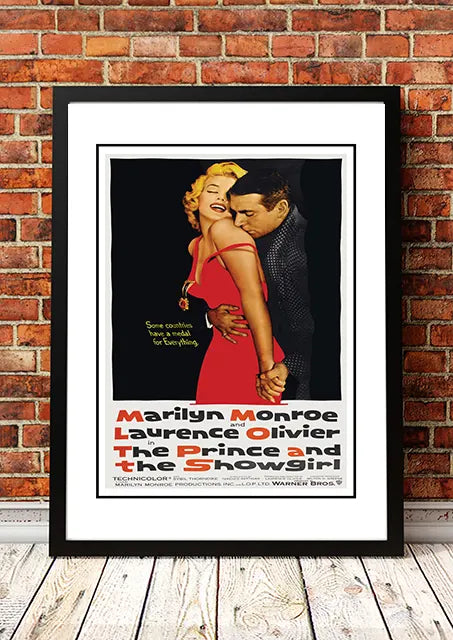 Marilyn Monroe ‘The Prince and the Showgirl’ Framed Movie Poster! - Framed A3