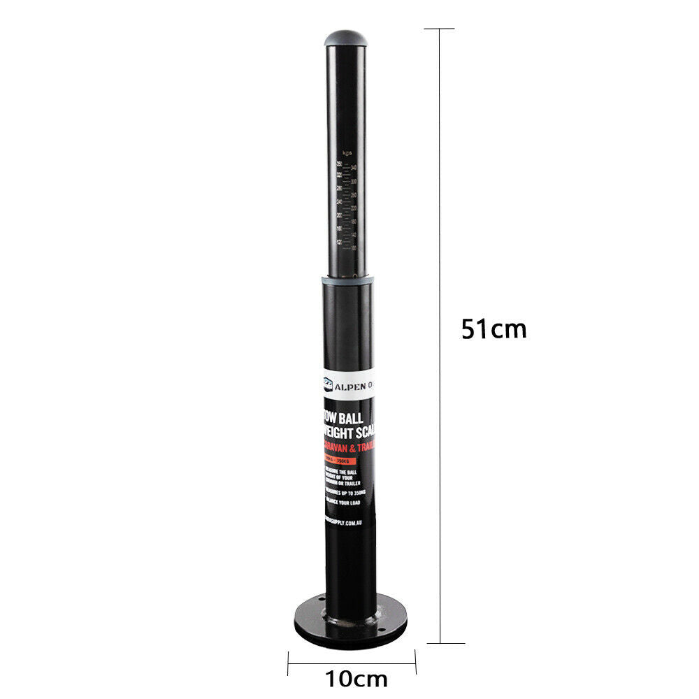 Alpen Outdoor Tow Ball Weight Scale Tongue Weight Scale Gauge Weight Check With Indicator For Safe Towing of Caravan Trailer RV Boat 100kg-350kg - Image 5