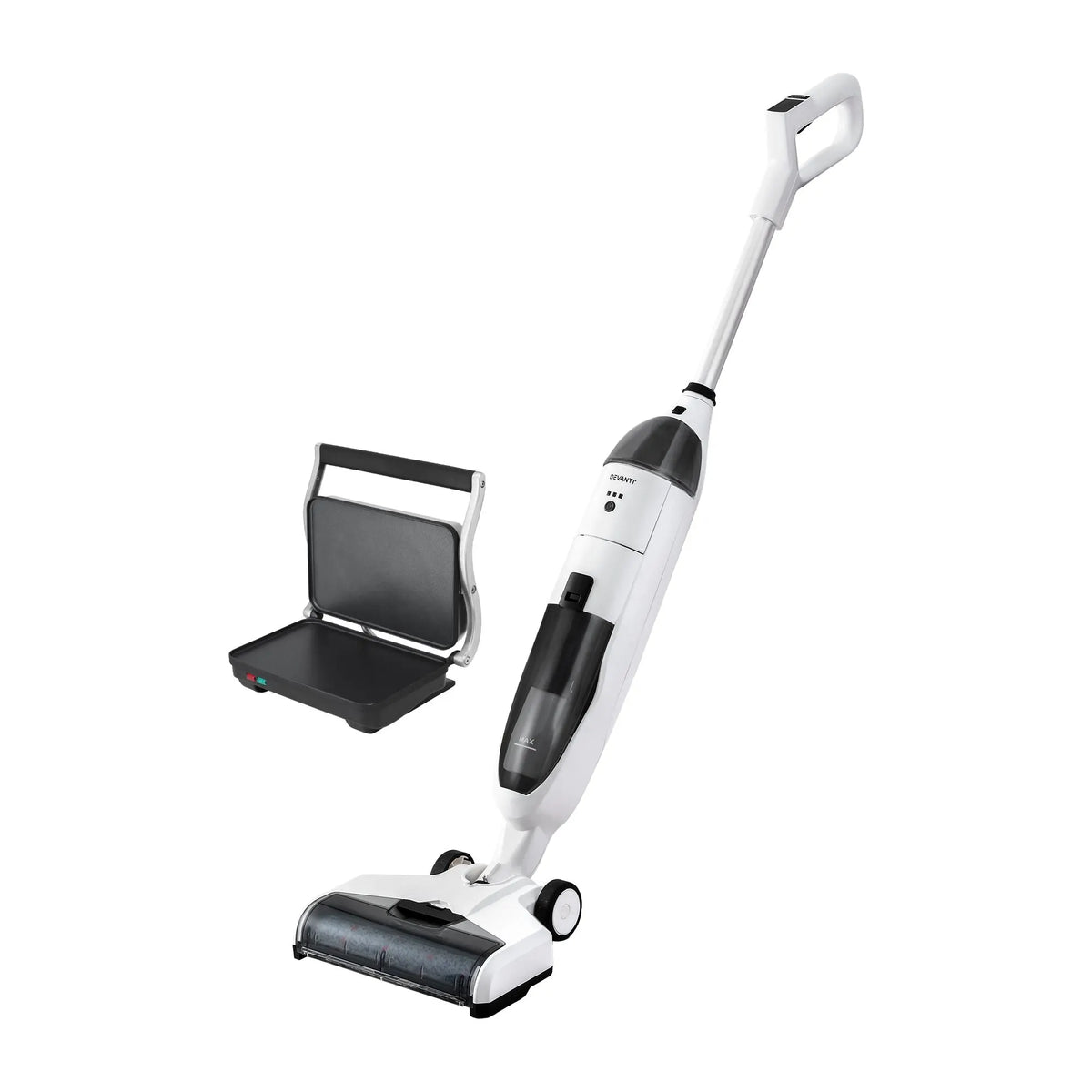 Devanti Cordless Wet Dry Vacuum Mop plus Sandwich Maker Panini Press - Image 9