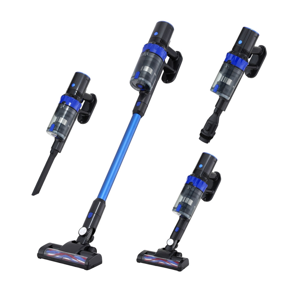 Devanti Stick Vacuum Cleaner Brushless Cordless 350W Blue - Image 8