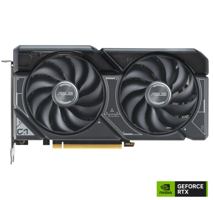 (SI SKU, Not Retail Packed) ASUS nVidia GeForce DUAL-RTX4060TI-O8G-V2 RTX4060 Ti OC Edition 8GB...