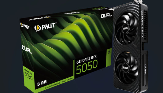 PALIT RTX5050 DUAL 8GB GDDR6 128bit 3-DP HDMI NE65050019P1-GB2070D - Video/Graphics Cards