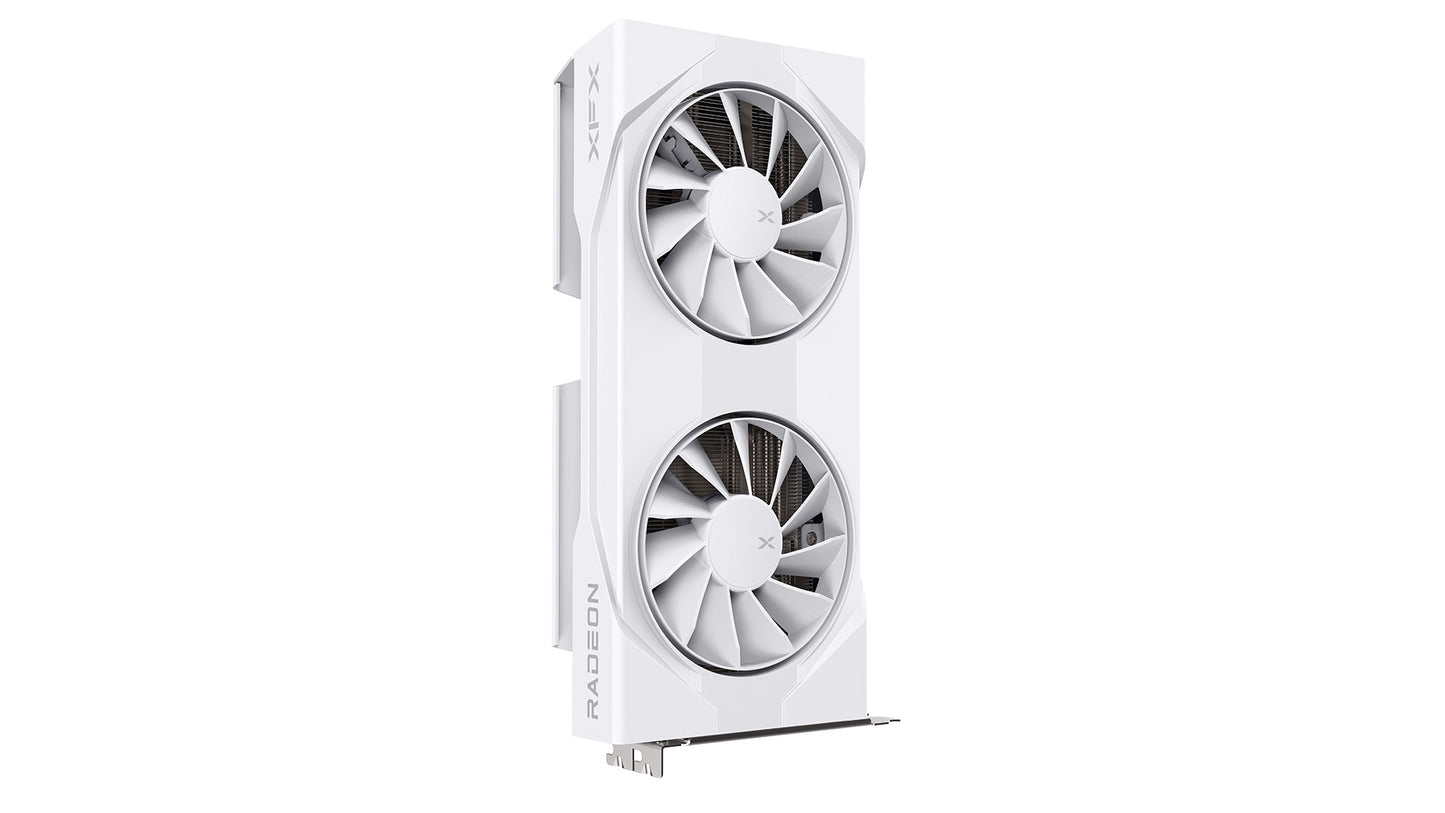 XFX Swift AMD Radeon RX 9060XT OC White Gaming Edition with 16GB GDDR6 HDMI 2xDP, AMD RDNA™ 4 (RX... - Image 2