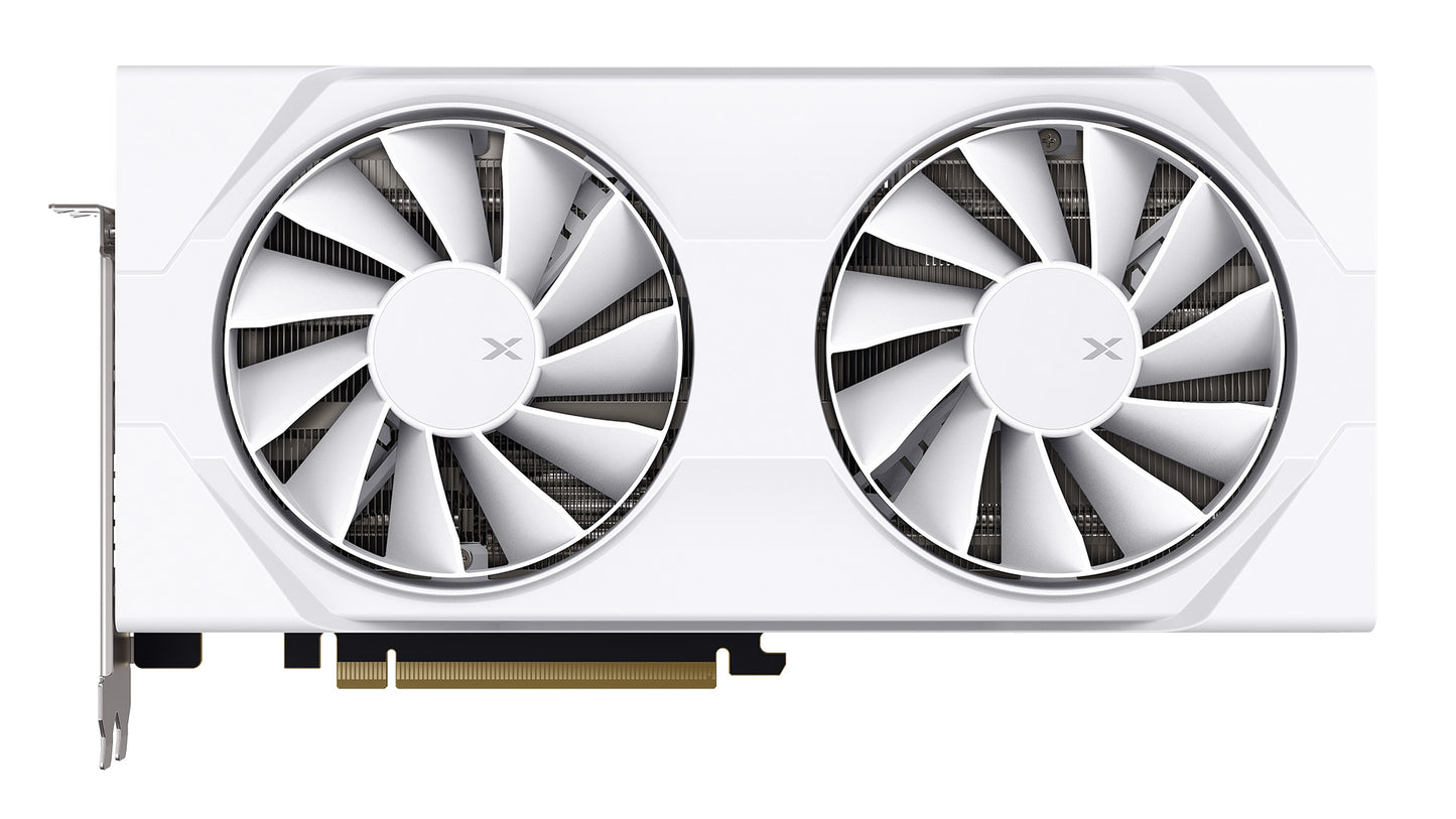 XFX Swift AMD Radeon RX 9060XT OC White Gaming Edition with 16GB GDDR6 HDMI 2xDP, AMD RDNA™ 4 (RX... - Image 3