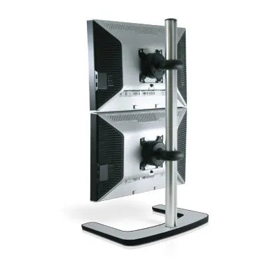Atdec Dual Monitor Vertical Stacked Freestanding Mount - Monitors - Mounts