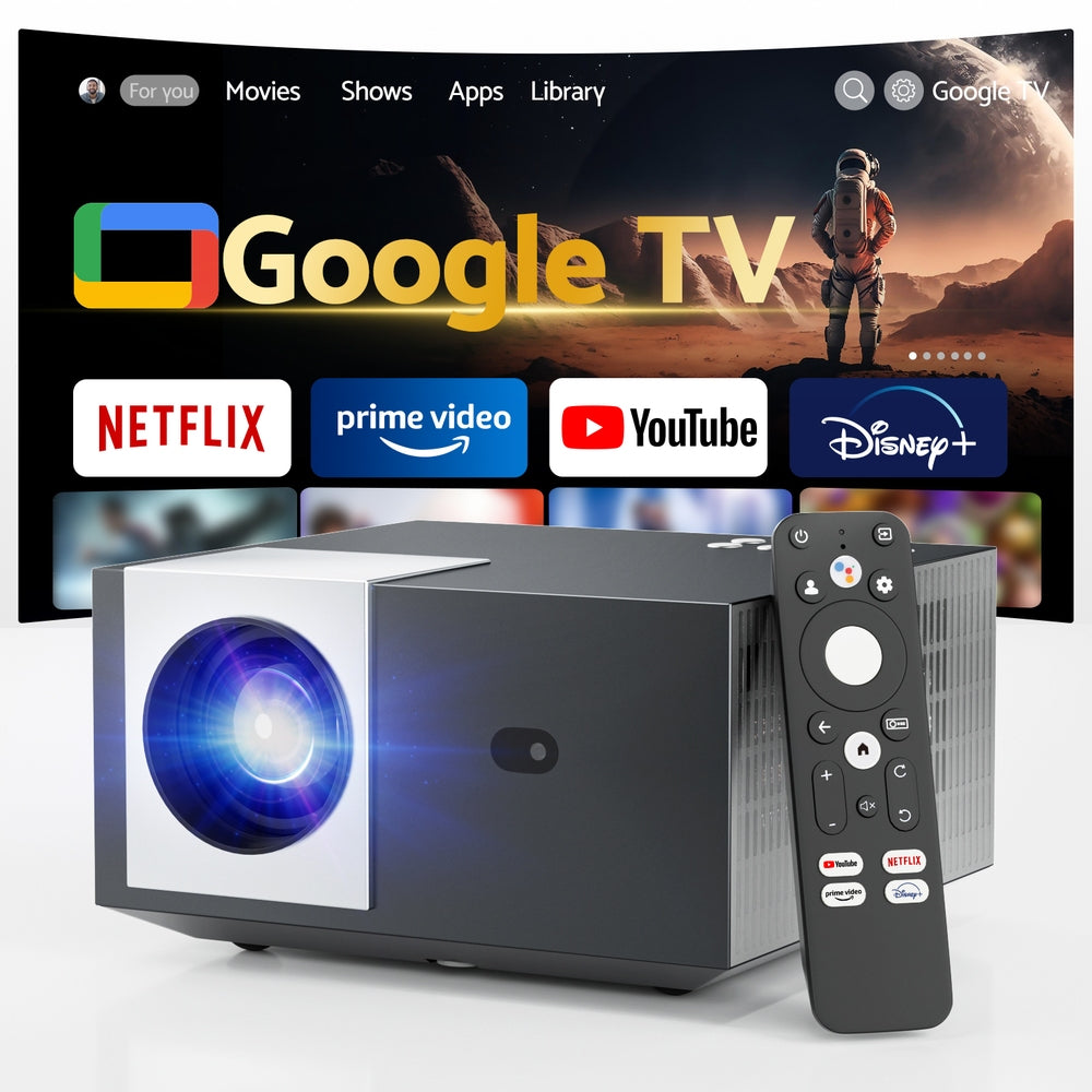 Devanti Video Project 4K 1080P Official Google TV 5G Wifi Home Cinema - Image 7