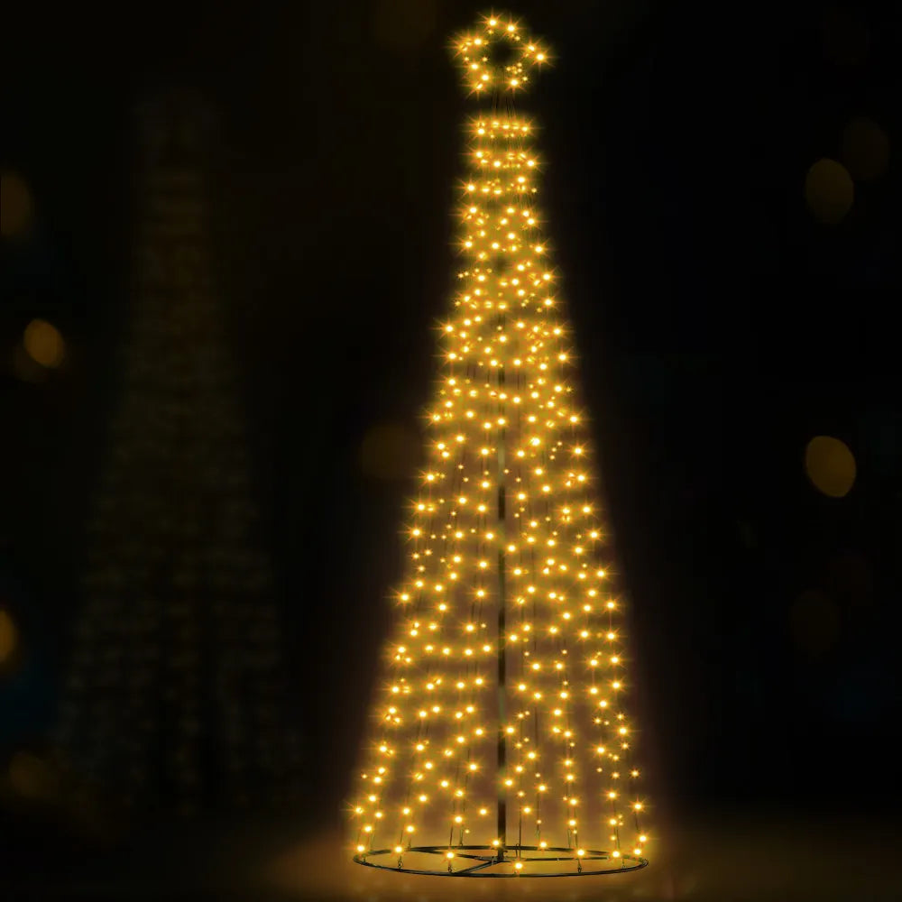 3.6M Christmas Tree LED Solar Warm Jingle Jollys - Image 8