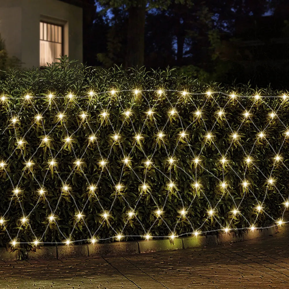 Jingle Jollys ChristmasLights? 4mx6m Net String Light 1000 LED Warm White - Image 8