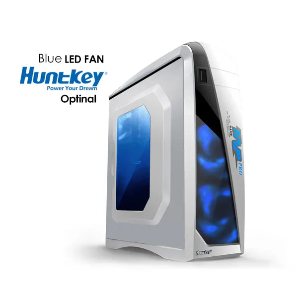 Huntkey MVP Pro  Gaming computer chassis - Blue (No PSU Included, NO FAN Included) - Image 2
