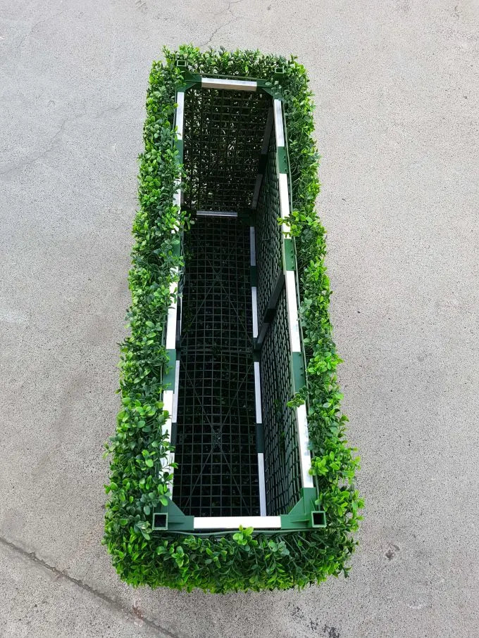 Deluxe Portable Buxus (Bright) UV Resistant 100cm Long x 50cm High x 25cm Wide - Image 2