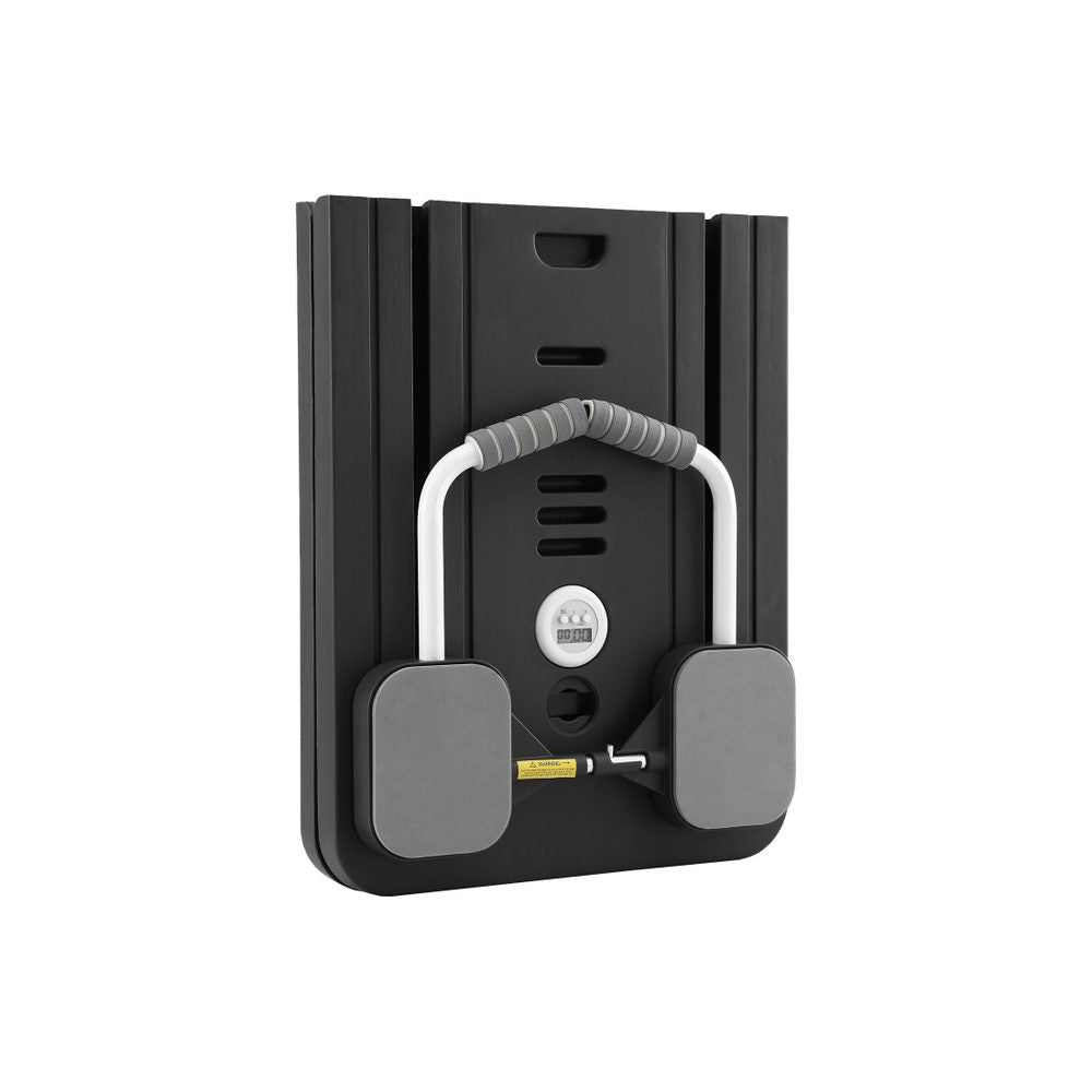 Everfit Pilates Board Foldable Reformer Multi Functional Exercise Trainer Black - Image 3
