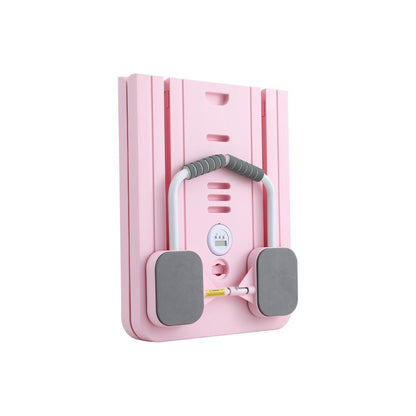 Everfit Pilates Board Foldable Reformer Multi Functional Exercise Trainer Pink - Image 3