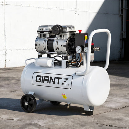 Giantz 30L Air Compressor Quiet 0.75HP Oil-Free Portable Tyre Inflator 40L/Min - Image 7