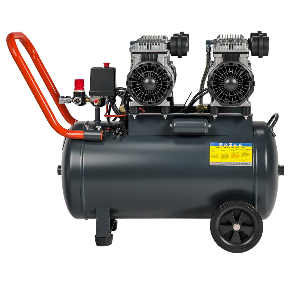 Giantz 50L Air Compressor Quiet 3.0HP Oil-Free Portable Tyre Inflator 200L/Min - Image 3
