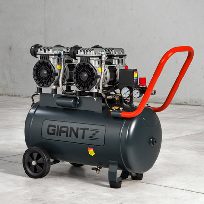 Giantz 50L Air Compressor Quiet 3.0HP Oil-Free Portable Tyre Inflator 200L/Min - Image 7