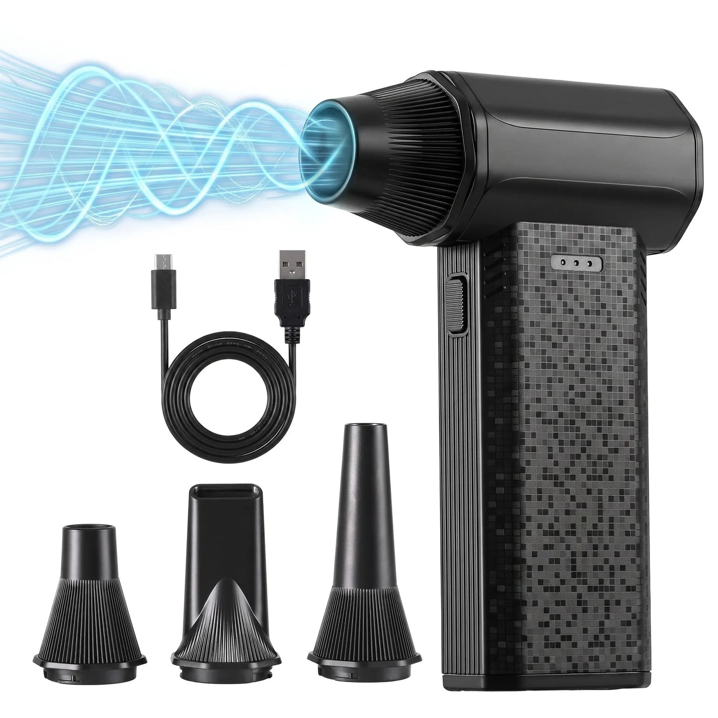 GIANTZ Electric Air Duster 202g 110000RPM Blower for Car Keyboard Outdoor