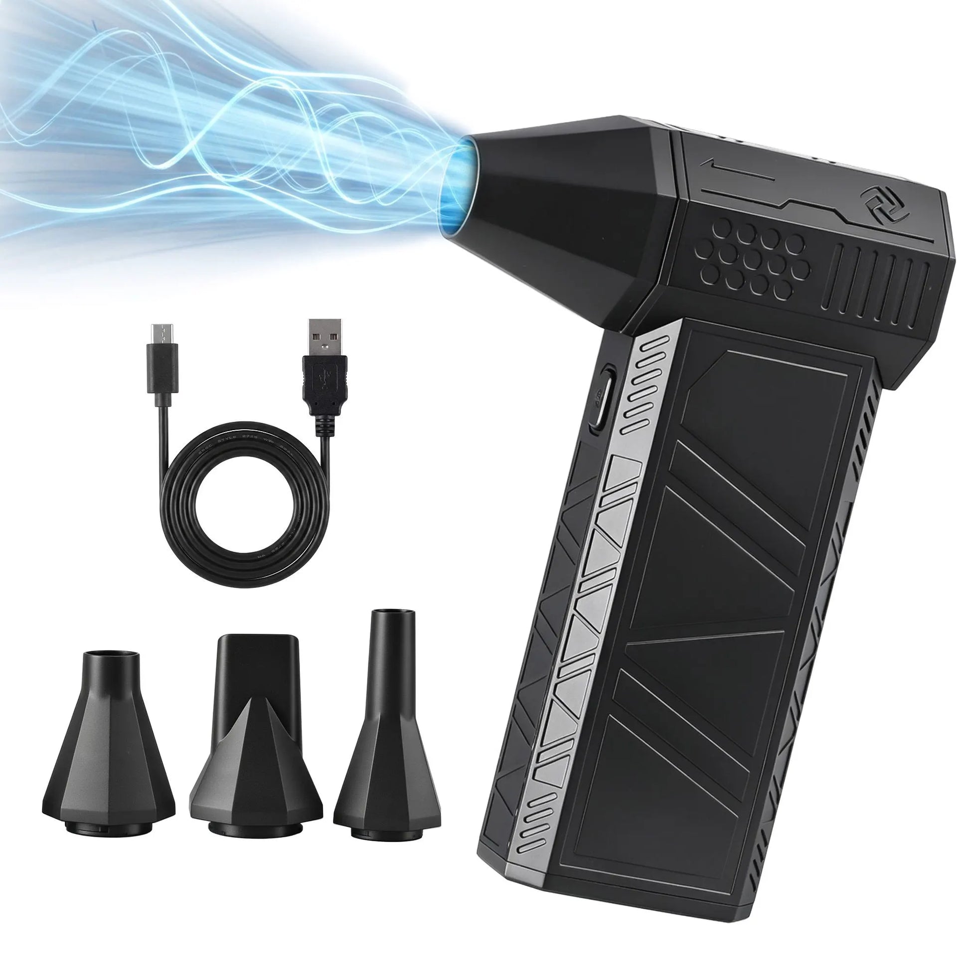 GIANTZ Electric Air Duster 7H Long Runtime Mini Blower for Keyboard PC Cleaning - Image 3