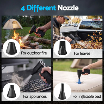GIANTZ Electric Air Duster 7H Long Runtime Mini Blower for Keyboard PC Cleaning - Image 5