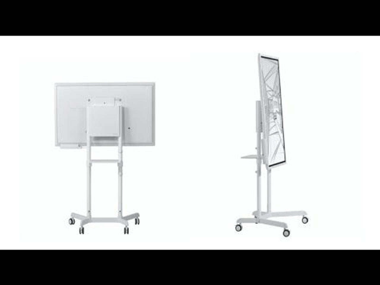 Atdec AD-TVC-70R-W TV Cart with Rotation - Mobile Trolleys - Image 3