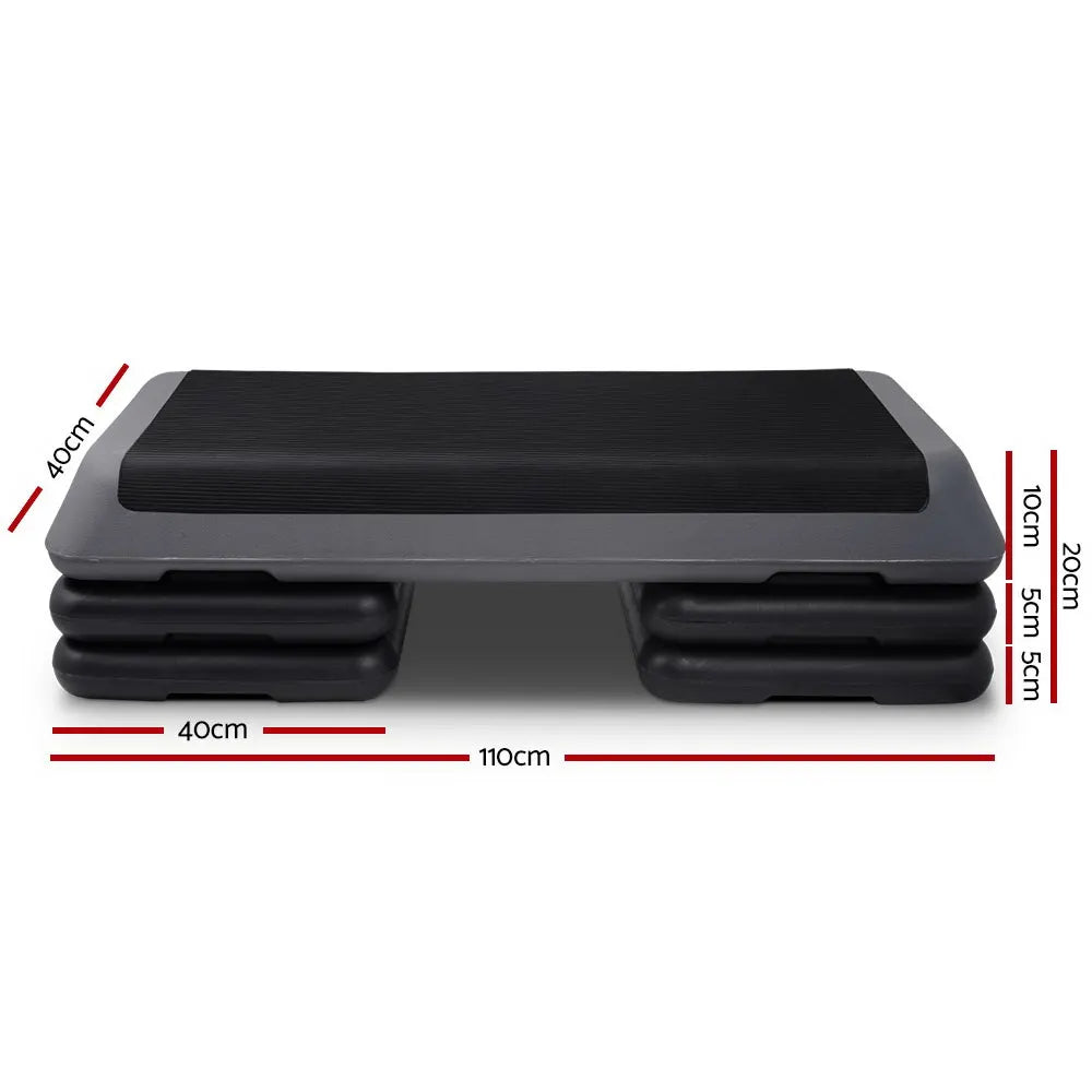 Everfit 3 Level Aerobic Step Exercise Stepper 110cm Gym Home Fitness - Image 2