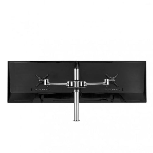 Atdec Dual Swing Arms on Post - Silver - Monitors - Mounts