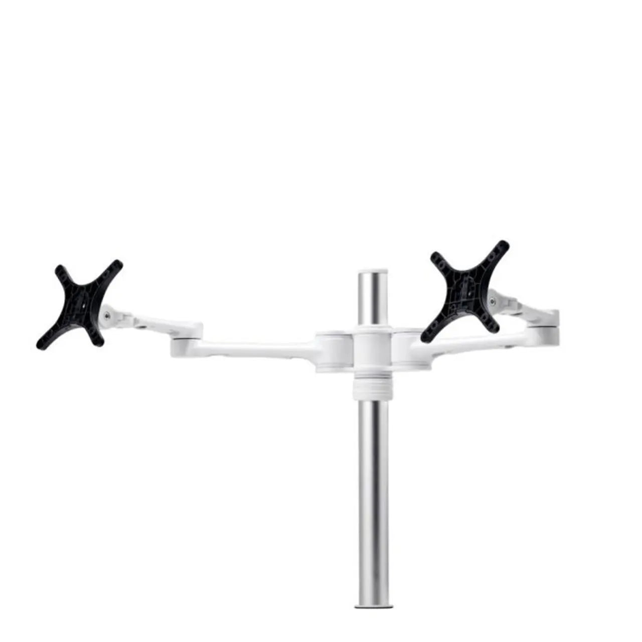 Atdec Dual Swing Arms on Post - White - Monitors - Mounts - Image 2