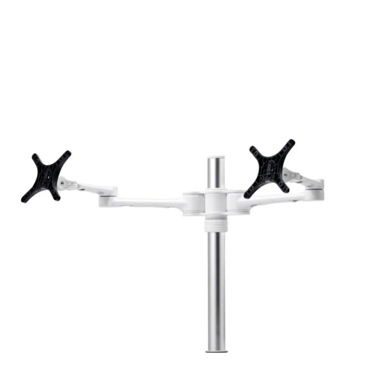 Atdec Dual Swing Arms on Post - White - Monitors - Mounts - Image 2