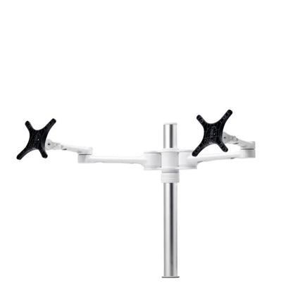 Atdec Dual Swing Arms on Post - White - Monitors - Mounts - Image 2