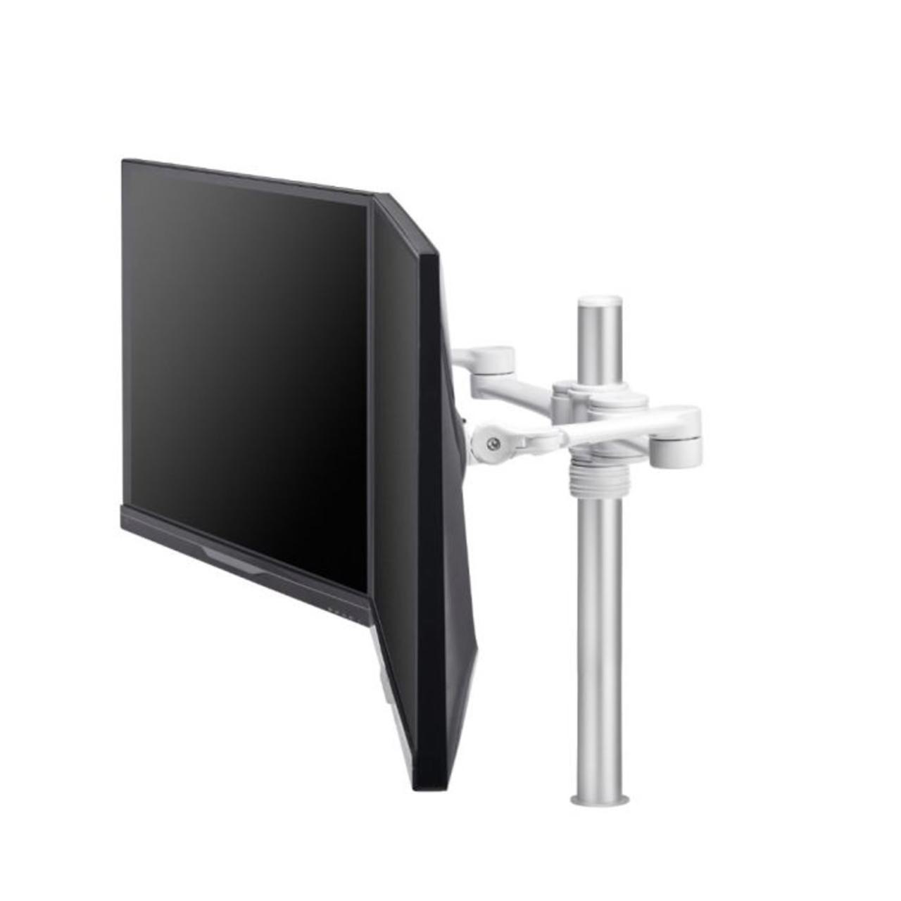 Atdec AF Dual Monitor Swing Arm White - Monitors - Mounts - Image 3