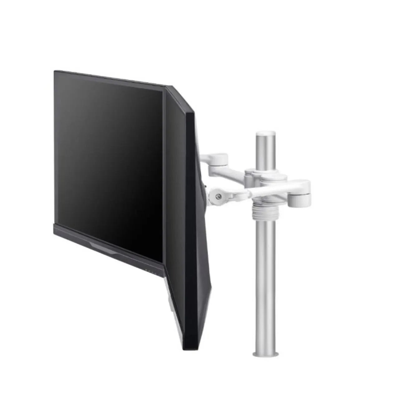 Atdec Dual Swing Arms on Post - White - Monitors - Mounts - Image 3
