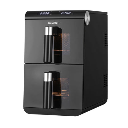 Devanti Air Fryer Oven 11L Dual Zone Fryers - Image 3