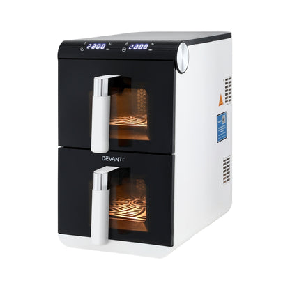 Devanti Air Fryer Oven 11L Dual Zone Fryers - Image 4