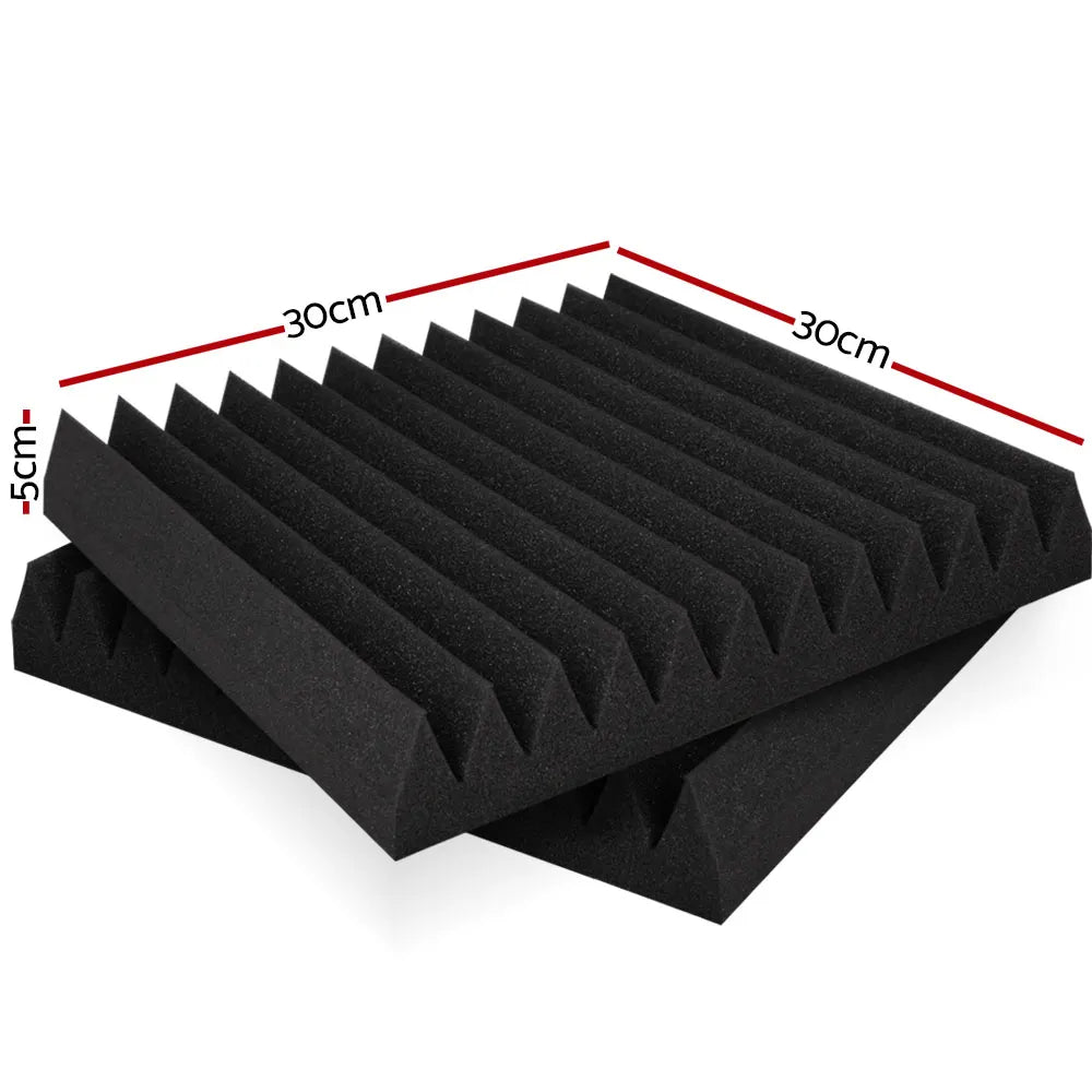 Alpha Acoustic Foam 20pcs 30x30x5cm Sound Absorption Proofing Panel Studio Wedge - Image 2