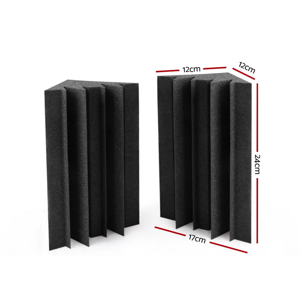 Alpha Acoustic Foam 20pcs Corner Bass Trap Sound Absorption Proofing Treatment - Image 2