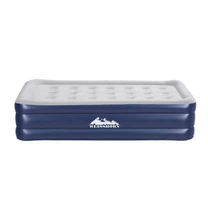 Weisshorn Air Mattress Single Inflatable Bed 46cm Air bed Cube - Image 4
