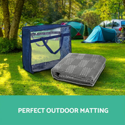 Weisshorn 4x2.5M Annex Matting 600GSM Floor Mats Hollow Design Mesh Caravan - Image 3