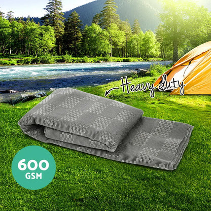 Weisshorn 4x2.5M Annex Matting 600GSM Floor Mats Hollow Design Mesh Caravan - Image 4
