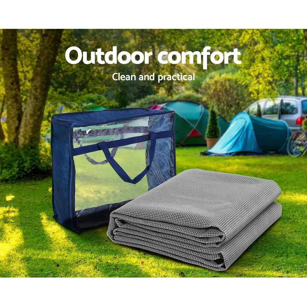 Weisshorn 5M X 2.5M Annex Matting Floor Mats Mesh Caravan Camping Annexe - Image 3