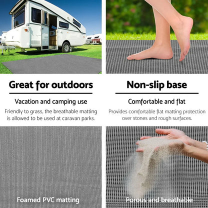 Weisshorn 5M X 2.5M Annex Matting Floor Mats Mesh Caravan Camping Annexe - Image 5