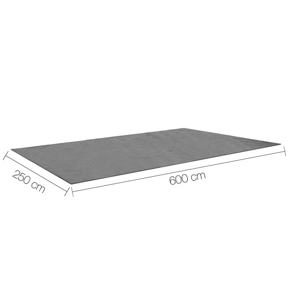 Weisshorn 6x2.5M Annex Matting 600GSM Floor Mats Hollow Design Mesh Caravan - Image 2