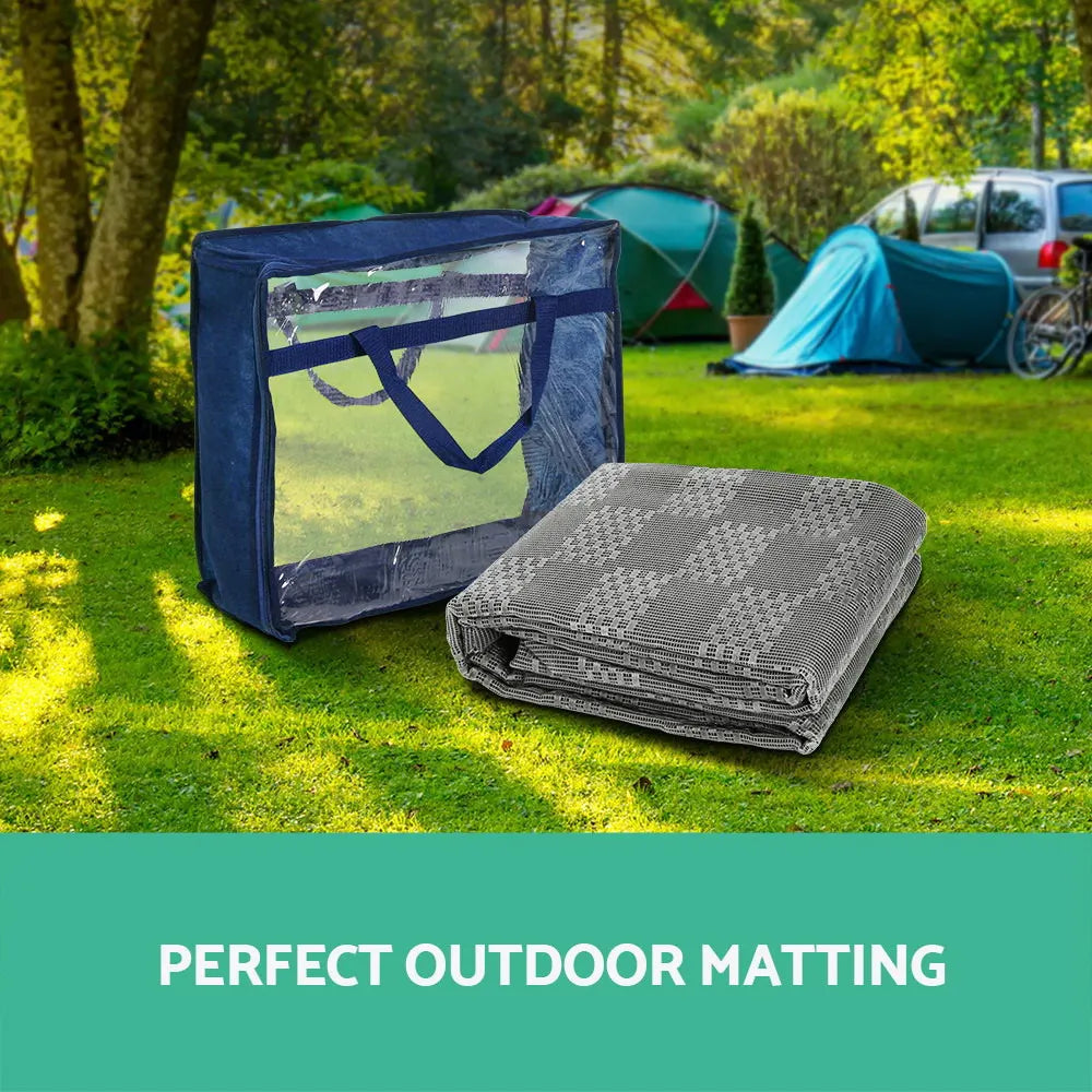 Weisshorn 7x2.5M Annex Matting 600GSM Floor Mats Hollow Design Mesh Caravan - Image 3