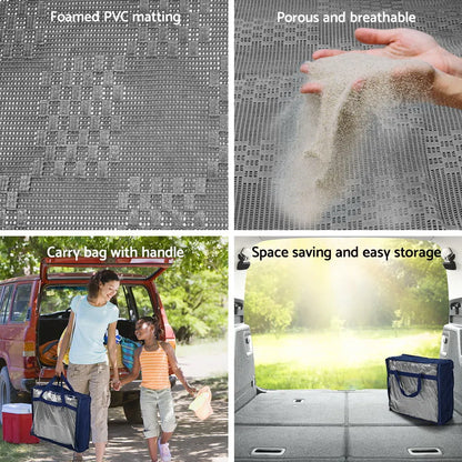 Weisshorn 7x2.5M Annex Matting 600GSM Floor Mats Hollow Design Mesh Caravan - Image 5