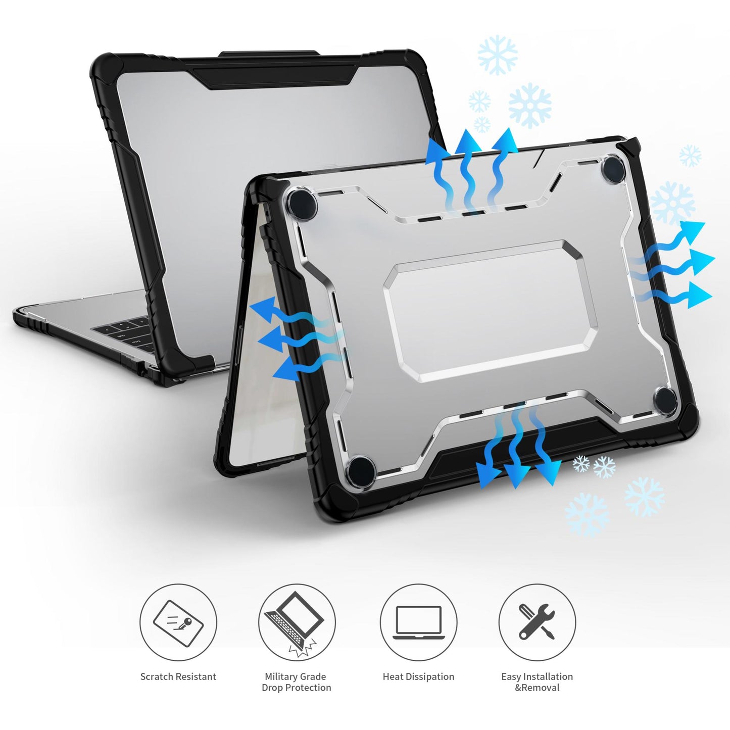 Infocase Rugged Snap-On Case for Macbook - Notebook Accessories - Image 4