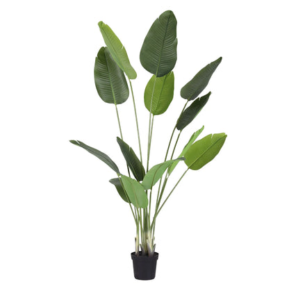 Artiss 180cm Artificial Bird of Paradise Plant Lifelike Textured Leaves Wipe-Clean Indoor Home Decor - Image 9